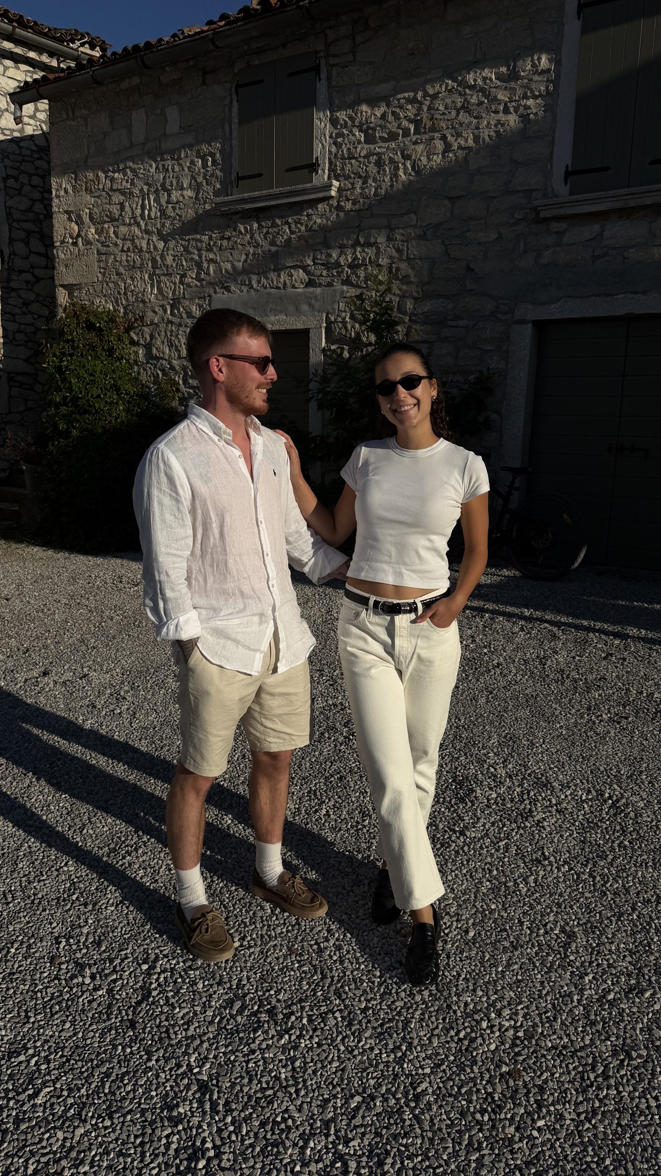 Patrik Berger & Marina Radmanovic — Gastgeber der Villa Mali Dvor in Vabriga, Istrien
